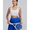 image:imageRUNNING GIRL Adjustable Straps Sports Bras for Women High Support High Impact Molded Cup Sports Bra with Sewn in PadsWhite