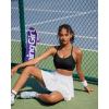 image:imageRUNNING GIRL Sports Bra for WomenY Back Molded Cup Medium Impact Sports Bras with Sewn in PadsBlack