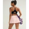 image:imageRUNNING GIRL Sports Bra for WomenY Back Molded Cup Medium Impact Sports Bras with Sewn in PadsBlack