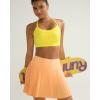 image:imageRUNNING GIRL Sports Bra for WomenY Back Molded Cup Medium Impact Sports Bras with Sewn in PadsBright Yellow