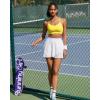 image:imageRUNNING GIRL Sports Bra for WomenY Back Molded Cup Medium Impact Sports Bras with Sewn in PadsBright Yellow