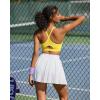 image:imageRUNNING GIRL Sports Bra for WomenY Back Molded Cup Medium Impact Sports Bras with Sewn in PadsBright Yellow