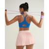 image:imageRUNNING GIRL Sports Bra for WomenY Back Molded Cup Medium Impact Sports Bras with Sewn in PadsDark Blue
