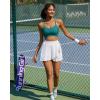 image:imageRUNNING GIRL Sports Bra for WomenY Back Molded Cup Medium Impact Sports Bras with Sewn in PadsDark Green