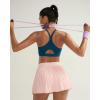 image:imageRUNNING GIRL Sports Bra for WomenY Back Molded Cup Medium Impact Sports Bras with Sewn in PadsDeep Blue