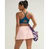 image:imageRUNNING GIRL Sports Bra for WomenY Back Molded Cup Medium Impact Sports Bras with Sewn in PadsDeep Blue