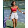 image:imageRUNNING GIRL Sports Bra for WomenY Back Molded Cup Medium Impact Sports Bras with Sewn in PadsDeep Red