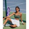 image:imageRUNNING GIRL Sports Bra for WomenY Back Molded Cup Medium Impact Sports Bras with Sewn in PadsForest Green