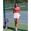 image:imageRUNNING GIRL Sports Bra for WomenY Back Molded Cup Medium Impact Sports Bras with Sewn in PadsHot Pink
