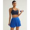 image:imageRUNNING GIRL Sports Bra for WomenY Back Molded Cup Medium Impact Sports Bras with Sewn in PadsNavy Blue