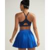 image:imageRUNNING GIRL Sports Bra for WomenY Back Molded Cup Medium Impact Sports Bras with Sewn in PadsNavy Blue