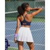 image:imageRUNNING GIRL Sports Bra for WomenY Back Molded Cup Medium Impact Sports Bras with Sewn in PadsNavy Blue