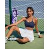 image:imageRUNNING GIRL Sports Bra for WomenY Back Molded Cup Medium Impact Sports Bras with Sewn in PadsNavy Blue