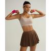 image:imageRUNNING GIRL Sports Bra for WomenY Back Molded Cup Medium Impact Sports Bras with Sewn in PadsNude