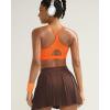 image:imageRUNNING GIRL Sports Bra for WomenY Back Molded Cup Medium Impact Sports Bras with Sewn in PadsOrange