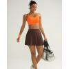 image:imageRUNNING GIRL Sports Bra for WomenY Back Molded Cup Medium Impact Sports Bras with Sewn in PadsOrange