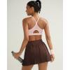 image:imageRUNNING GIRL Sports Bra for WomenY Back Molded Cup Medium Impact Sports Bras with Sewn in PadsPink