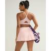 image:imageRUNNING GIRL Sports Bra for WomenY Back Molded Cup Medium Impact Sports Bras with Sewn in PadsPink