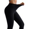 image:imageRUNNING GIRL No Front Seam Leggings for Women 25 Inseam High Waisted Seamless Buttery Soft Yoga PantsBlack