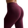 image:imageRUNNING GIRL No Front Seam Leggings for Women 25 Inseam High Waisted Seamless Buttery Soft Yoga PantsMaroon