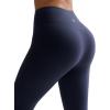 image:imageRUNNING GIRL No Front Seam Leggings for Women 25 Inseam High Waisted Seamless Buttery Soft Yoga PantsNavy Blue