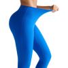 image:imageRUNNING GIRL No Front Seam Leggings for Women 25 Inseam High Waisted Seamless Buttery Soft Yoga PantsSparkle Blue