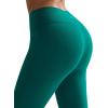 image:imageRUNNING GIRL No Front Seam Leggings for Women 25 Inseam High Waisted Seamless Buttery Soft Yoga PantsTeal