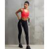 image:imageRUNNING GIRL Sports Bra for WomenAdjustable Strappy Running High Impact Sports Bra with Sewn in PadsAdeep Red