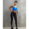 image:imageRUNNING GIRL Sports Bra for WomenAdjustable Strappy Running High Impact Sports Bra with Sewn in PadsAsparkle Blue