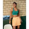 image:imageRUNNING GIRL Sports Bra for WomenAdjustable Strappy Running High Impact Sports Bra with Sewn in PadsAteal