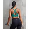 image:imageRUNNING GIRL Sports Bra for WomenAdjustable Strappy Running High Impact Sports Bra with Sewn in PadsAteal