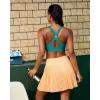 image:imageRUNNING GIRL Sports Bra for WomenAdjustable Strappy Running High Impact Sports Bra with Sewn in PadsAteal