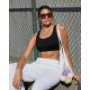 image:imageRUNNING GIRL Sports Bras for Women High ImpactAdjustable Strappy Back Molded Cup High Support Sports Bra with Sewn in PadsBlack