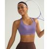 image:imageRUNNING GIRL Sports Bras for Women High ImpactAdjustable Strappy Back Molded Cup High Support Sports Bra with Sewn in PadsMisty Purple