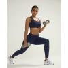 image:imageRUNNING GIRL Sports Bras for Women High ImpactAdjustable Strappy Back Molded Cup High Support Sports Bra with Sewn in PadsNavy Blue