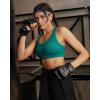 image:imageRUNNING GIRL Sports Bras for Women High ImpactAdjustable Strappy Back Molded Cup High Support Sports Bra with Sewn in PadsTeal
