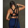 image:imageRUNNING GIRL Sports Bras for Women High Support Adjustable Straps High Impact Racerback Bra with Hook Closure Molded CupBlack