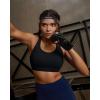 image:imageRUNNING GIRL Sports Bras for Women High Support Adjustable Straps High Impact Racerback Bra with Hook Closure Molded CupBlack