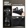 image:imageRUNNING GIRL Sports Bras for Women High Support Adjustable Straps High Impact Racerback Bra with Hook Closure Molded CupBlack