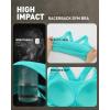 image:imageRUNNING GIRL Sports Bras for Women High Support Adjustable Straps High Impact Racerback Bra with Hook Closure Molded CupBright Green