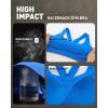 image:imageRUNNING GIRL Sports Bras for Women High Support Adjustable Straps High Impact Racerback Bra with Hook Closure Molded CupCerulean Blue