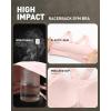 image:imageRUNNING GIRL Sports Bras for Women High Support Adjustable Straps High Impact Racerback Bra with Hook Closure Molded CupFlush Pink