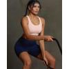 image:imageRUNNING GIRL Sports Bras for Women High Support Adjustable Straps High Impact Racerback Bra with Hook Closure Molded CupFlush Pink