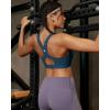 image:imageRUNNING GIRL Sports Bras for Women High Support Adjustable Straps High Impact Racerback Bra with Hook Closure Molded CupNavy