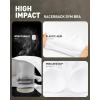 image:imageRUNNING GIRL Sports Bras for Women High Support Adjustable Straps High Impact Racerback Bra with Hook Closure Molded CupWhite