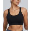 image:imageRUNNING GIRL Sports Bras for Women High Support Adjustable Straps High Impact Sports Bras with Sewn in Pads Running BraBlack
