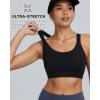 image:imageRUNNING GIRL Sports Bras for Women High Support Adjustable Straps High Impact Sports Bras with Sewn in Pads Running BraBlack