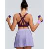 image:imageRUNNING GIRL Sports Bras for Women High Support Adjustable Straps High Impact Sports Bras with Sewn in Pads Running BraDeep Purple