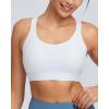 image:imageRUNNING GIRL Sports Bras for Women High Support Adjustable Straps High Impact Sports Bras with Sewn in Pads Running BraWhite