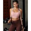 image:imageRUNNING GIRL Sports Bras for Women Molded Cup High Impact Sports Bra Workout Bras for Women High Support RacerbackAflush Pink